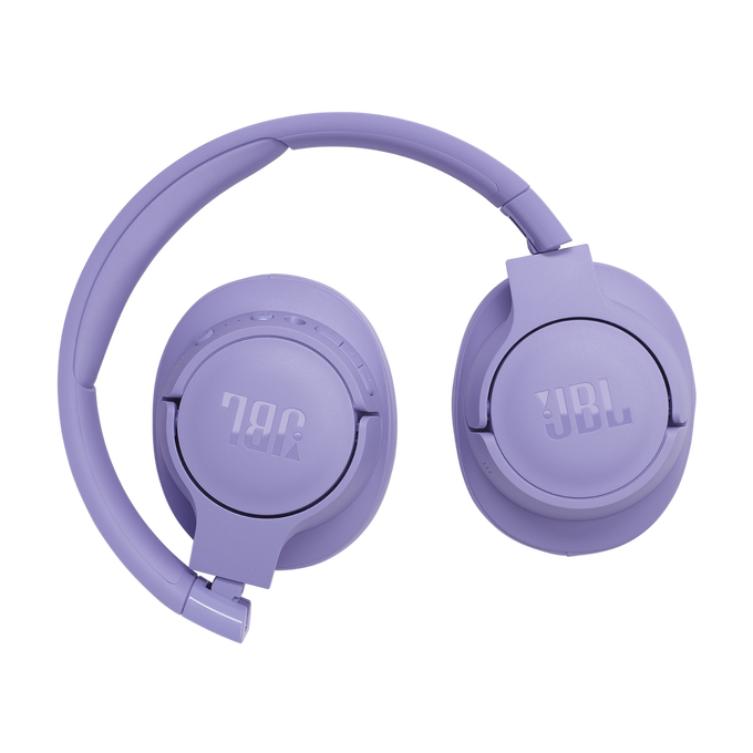 JBL Tune 770NC - Purple - Adaptive Noise Cancelling Wireless Over-Ear Headphones - Detailshot 1 image number null